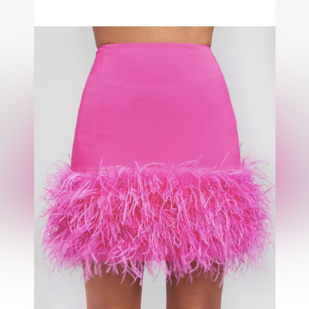Nadine Merabi Mia Pink Skirt Size S/M , EU Size 38